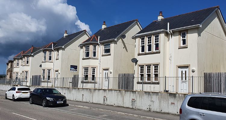 File picture of houses in Cornwall