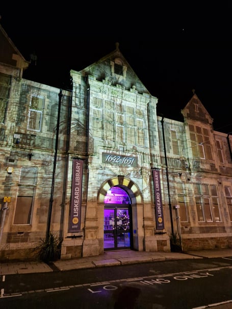 Liskeard library projection