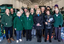 Councillors given tour of Liskeard foodbank warehouse