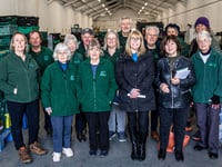 Councillors given tour of Liskeard foodbank warehouse