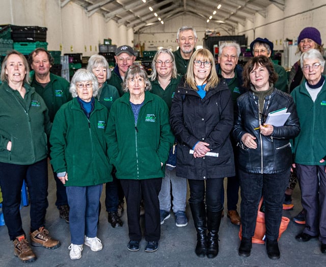 Councillors given tour of Liskeard foodbank warehouse