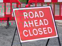 A38 stretch set for eight day closure for road works