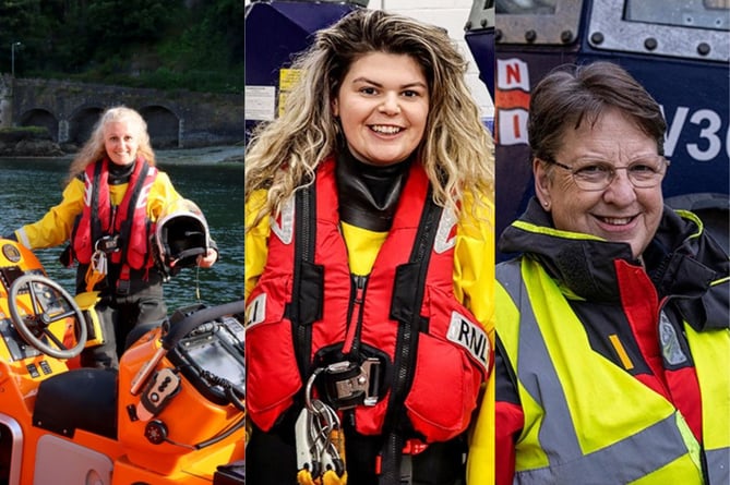 Looe RNLI lifeboat station international women's day