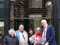 Flowers given for retirement 