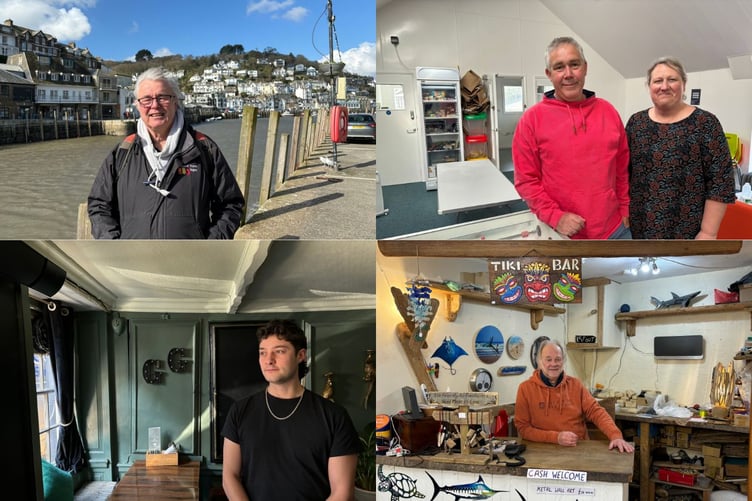 Cllr Armand Toms, Barney and Sara Barron, Callum Smith and Paul Welshman