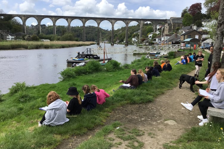 PUPILS and staff taking part in geography field work close to home and further afield