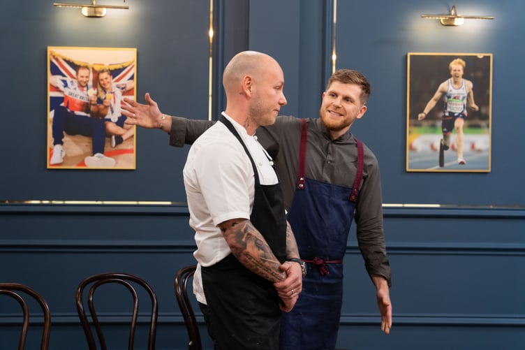 Ben won the starter element of the show with his 'Firefly' dish