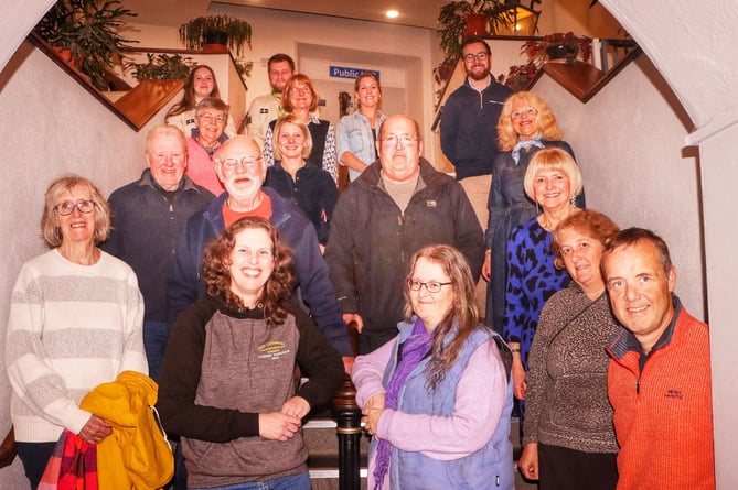 Sponsors and supporters of the Cornish Marathon joined race organisers from East Cornwall Harriers for the celebration at Liskeard’s Public Hall.