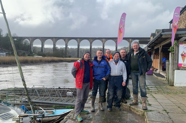 Volunteers have been helping spruce up the river side village
