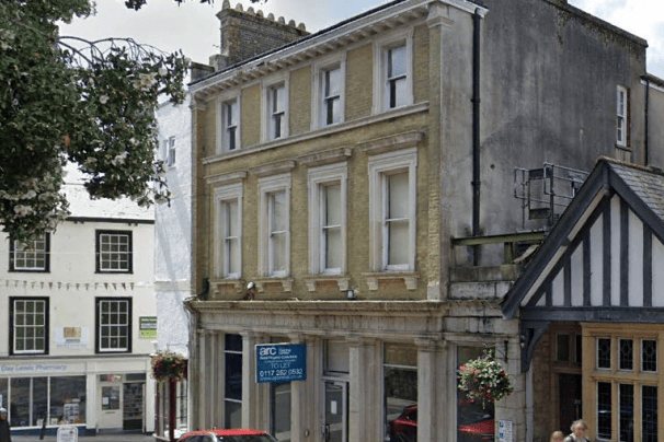 The former bank in St Austell