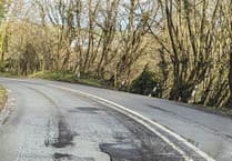 Road partially closed after pothole repair falls apart in less than a day