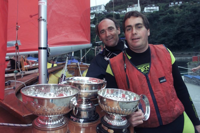 Looe Sailing Club has always enjoyed national success in the Redwing dinghy and among the many winners of the UK title were David Darlington and the late Bud Coote in 1999. (Picture: Stephen Porter)