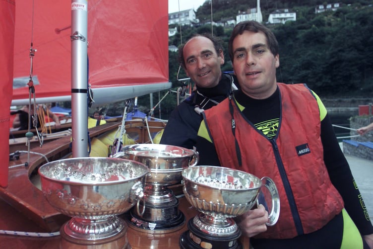 Looe Sailing Club has always enjoyed national success in the Redwing dinghy and among the many winners of the UK title were David Darlington and the late Bud Coote in 1999. (Picture: Stephen Porter)