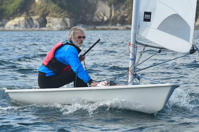 David celebrates 50th birthday with victory at Looe Sailing Club