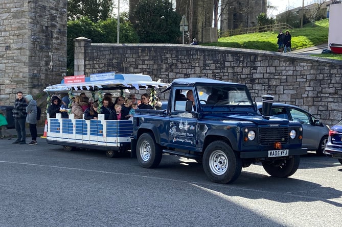 The Looe Land Train was in attendance at the event 