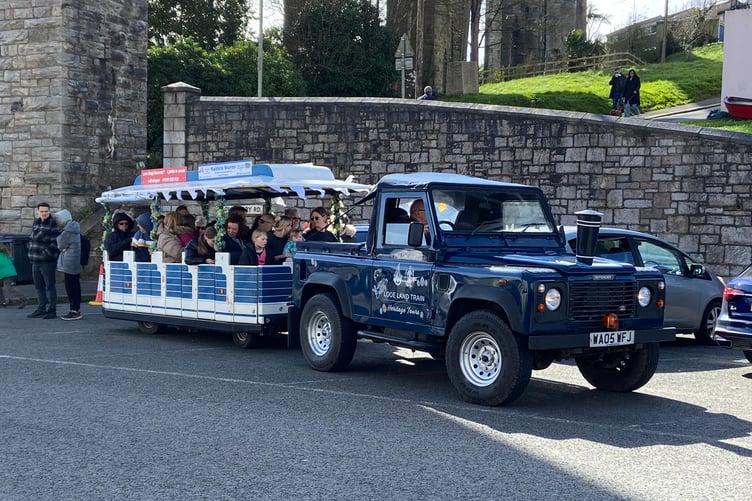 The Looe Land Train was in attendance at the event