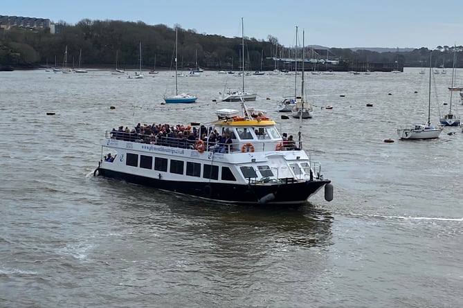 The 30 minute ferry ride took passengers to Royal William Yard and across the Tamar to Saltash Passage