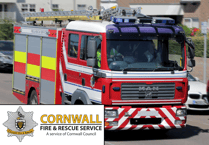 Crews battle fire at residential property in Lostwithiel