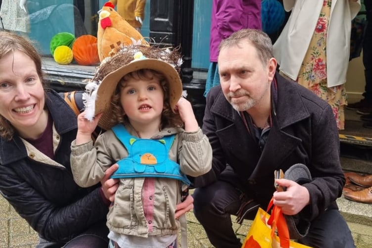 The winner of the Easter bonnet competition
