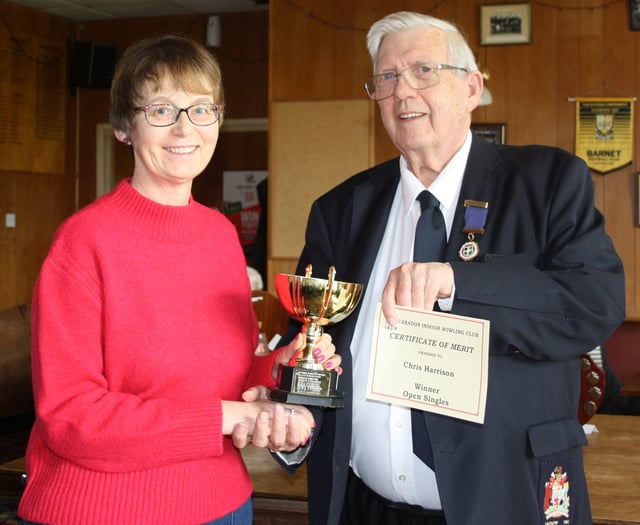 Caradon Indoor Bowls Club hold presentation day