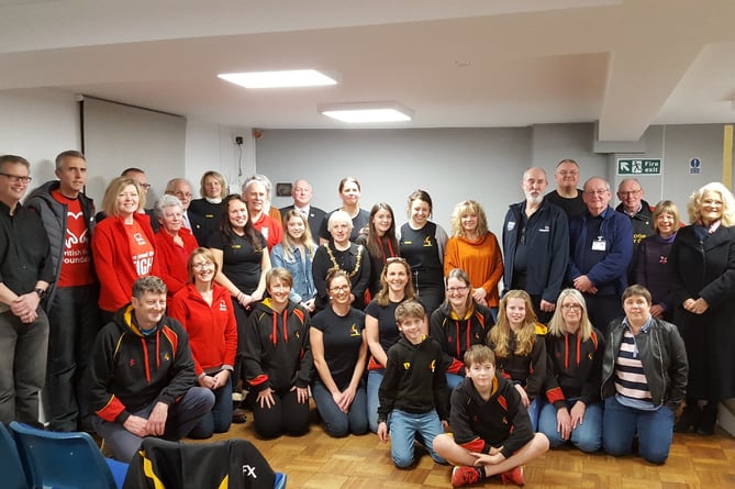 Caradon Hockey Club raising money for the Liskeard British Heart Foundation in 2019