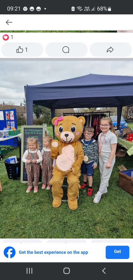 Locals had a hopping day out at the Easter fun day