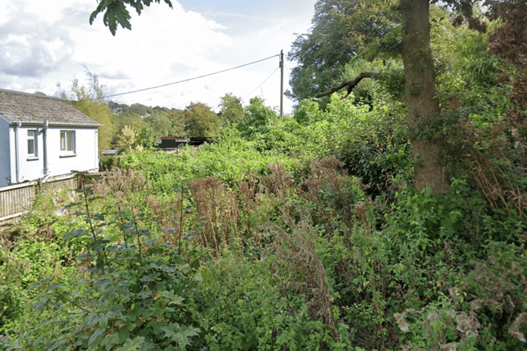 The land at Burnard's Lane where the buildings are set to be located.