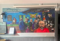 Pub collaborates with artist to highlight plight of local bar closures 