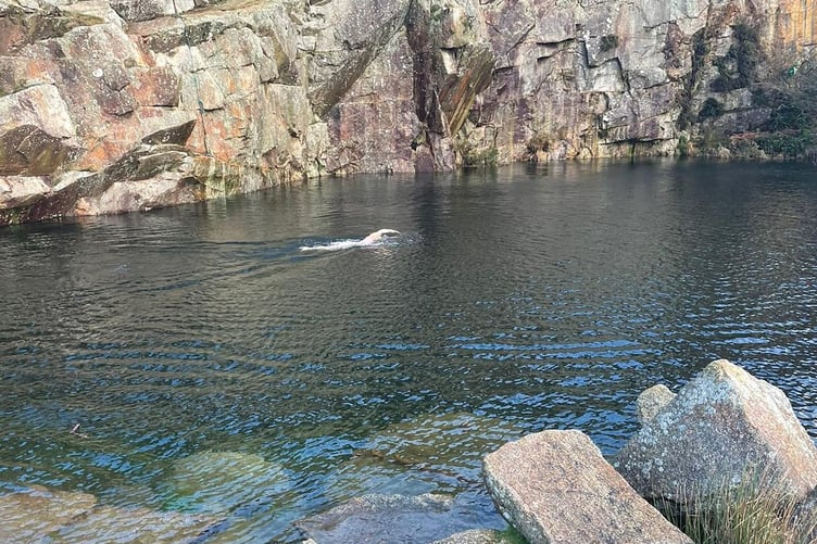 Sam was once petrified of the the sea and water but now loves swimming