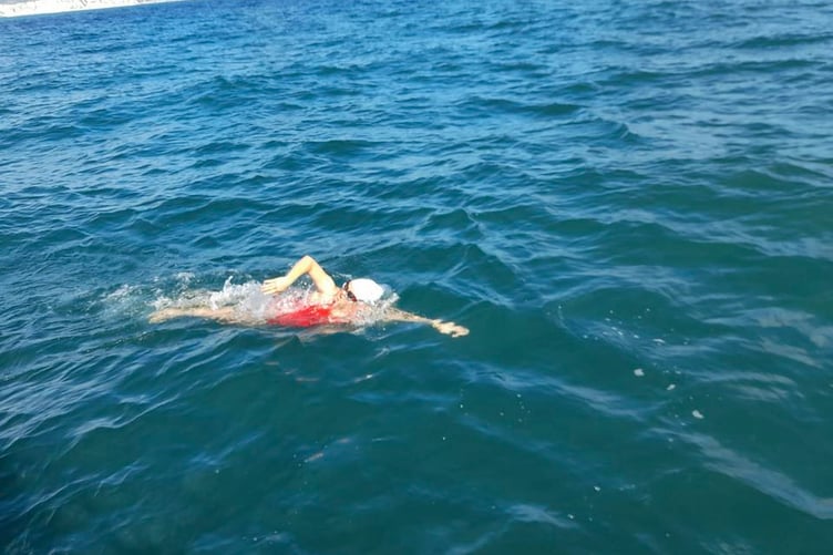 Sam swam the English Channel in 2021