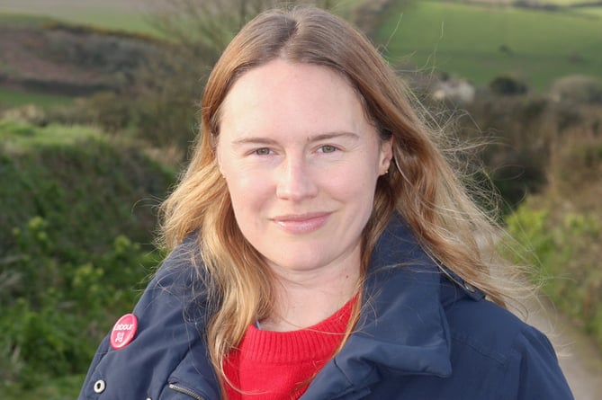 Anna Gelderd the Labour Party’s parliamentary candidate for South East Cornwall