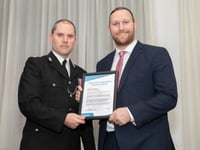 Teacher awarded for bravery 
