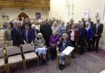 Organist thanked for 85 years of service
