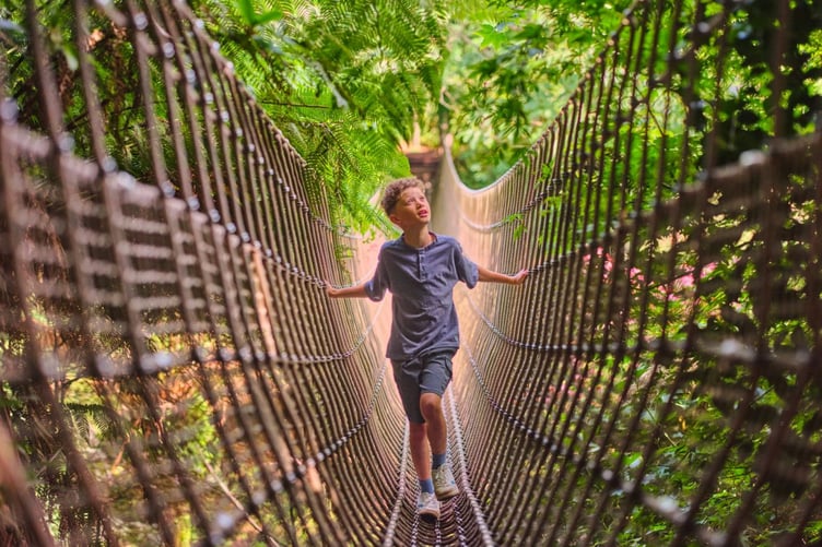 Youngsters and adults are being invited to connect with nature at the Lost Gardens of Heligan.