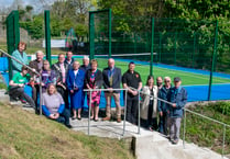 Sheryll Murray: A pleasure to open the newly refurbished tennis courts