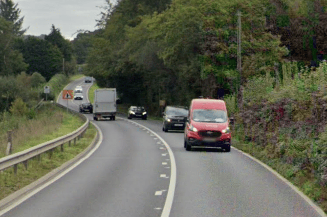 The A38 in the Glynn Valley