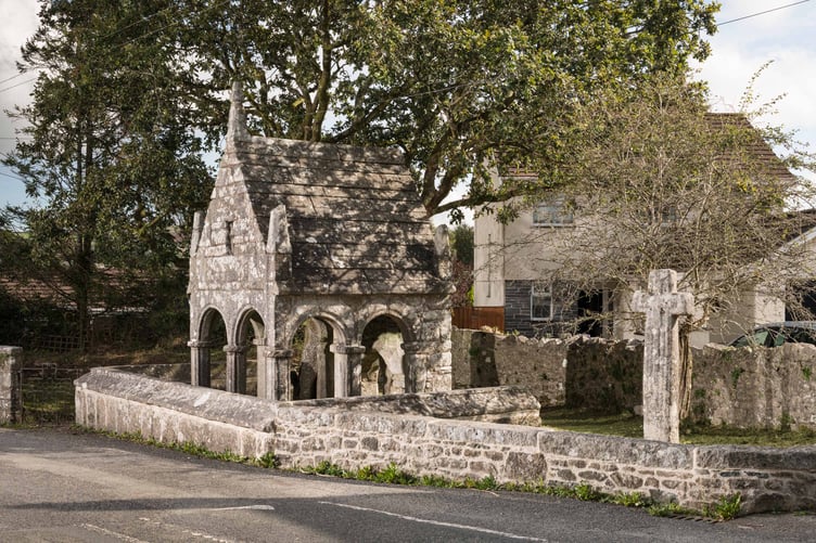 St Cleer Holy Well and Cross (Picture: Steve Baker, Historic England Archive)