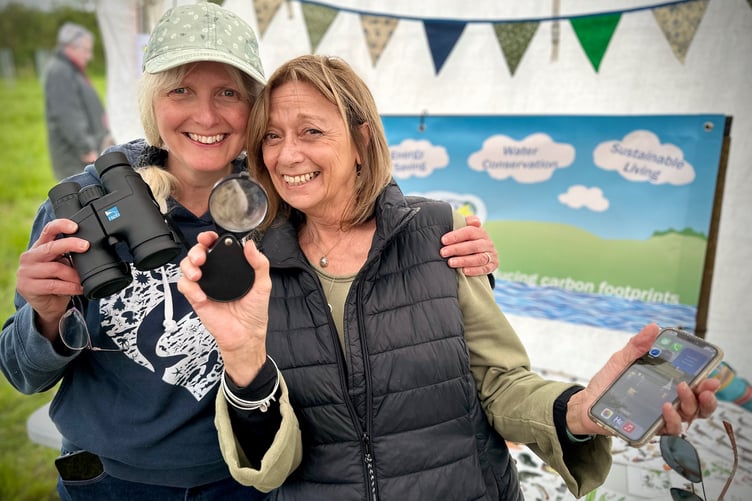 AMY and Amanda from the Landulph Climate Group ran a bioblitz