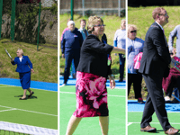 Refurbished tennis courts are officially opened in Torpoint 