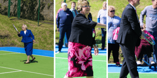 Refurbished tennis courts are officially opened in Torpoint 