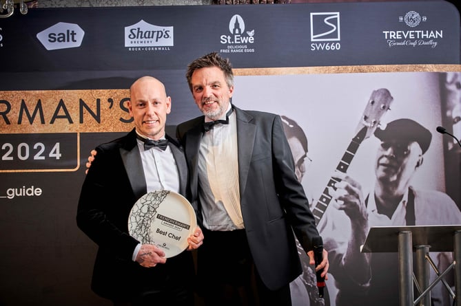 Ben Palmer of The Sardine Factory was crowned 'Best Trencherman's Chef' at the awards