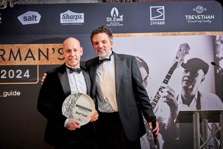 Ben Palmer of The Sardine Factory was crowned 'Best Trencherman's Chef' at the awards