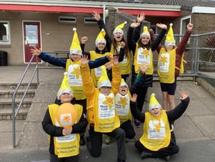 School children raise funds for Marie Curie