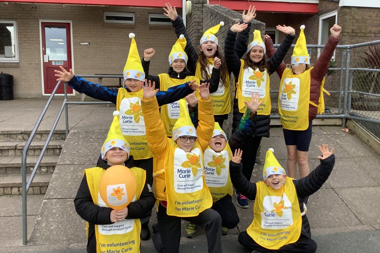 The year 6 pupils raised £692.05 for the charity 