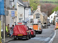 Crews battle fire at residential property