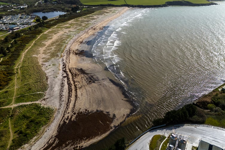 Campaigners have raised concerns about the impact of the proposed desalination plant on sealife in St Austell Bay. Picture: Paul Williams