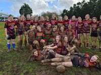 Girls rugby club say thank you to town council 