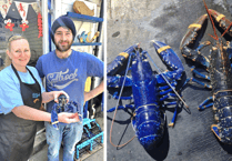 Rare blue lobster caught by local fisherman 