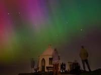 Cornwall treated to a spectacular Aurora Borealis light show