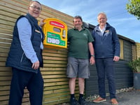 Holiday park has enhanced community safety with new defibrillator
